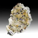 Quartz after Fluorite with Sphalerite, Ankerite - image 1