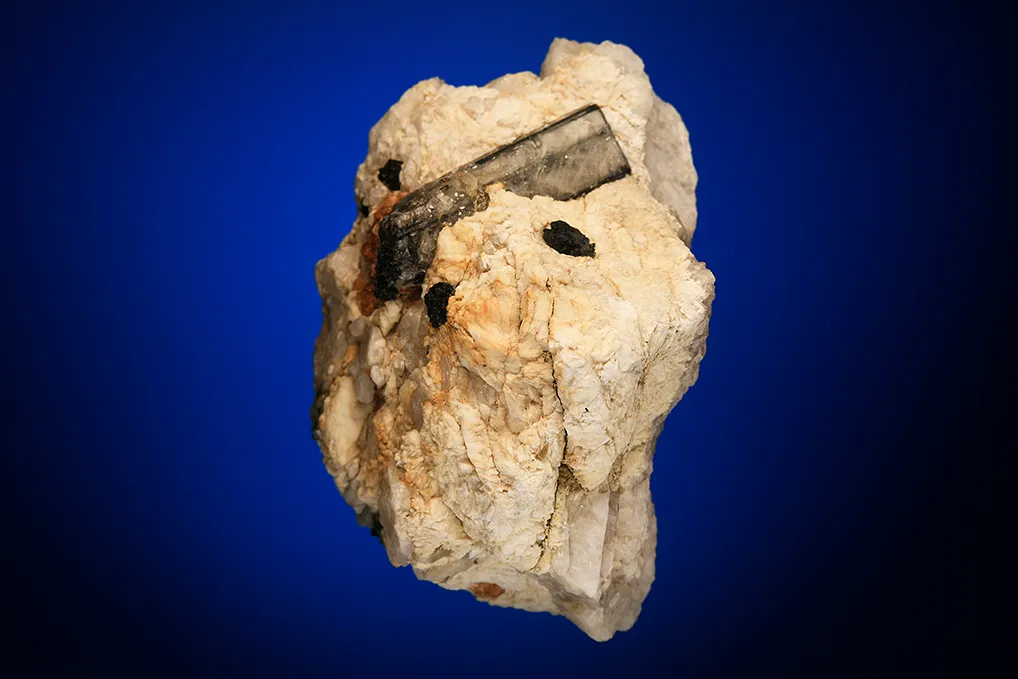 Quartz after Tourmaline with Spessartine - image 4