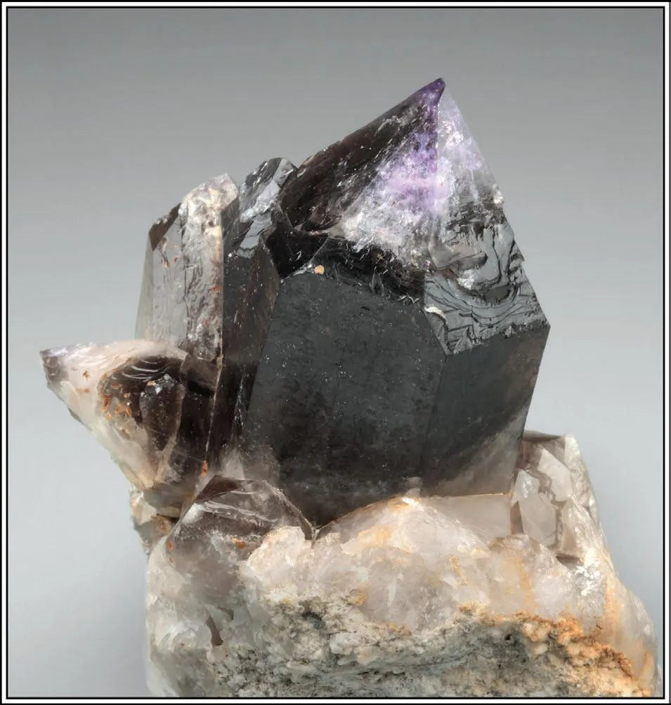Quartz, Amethyst, Smoky Quartz image