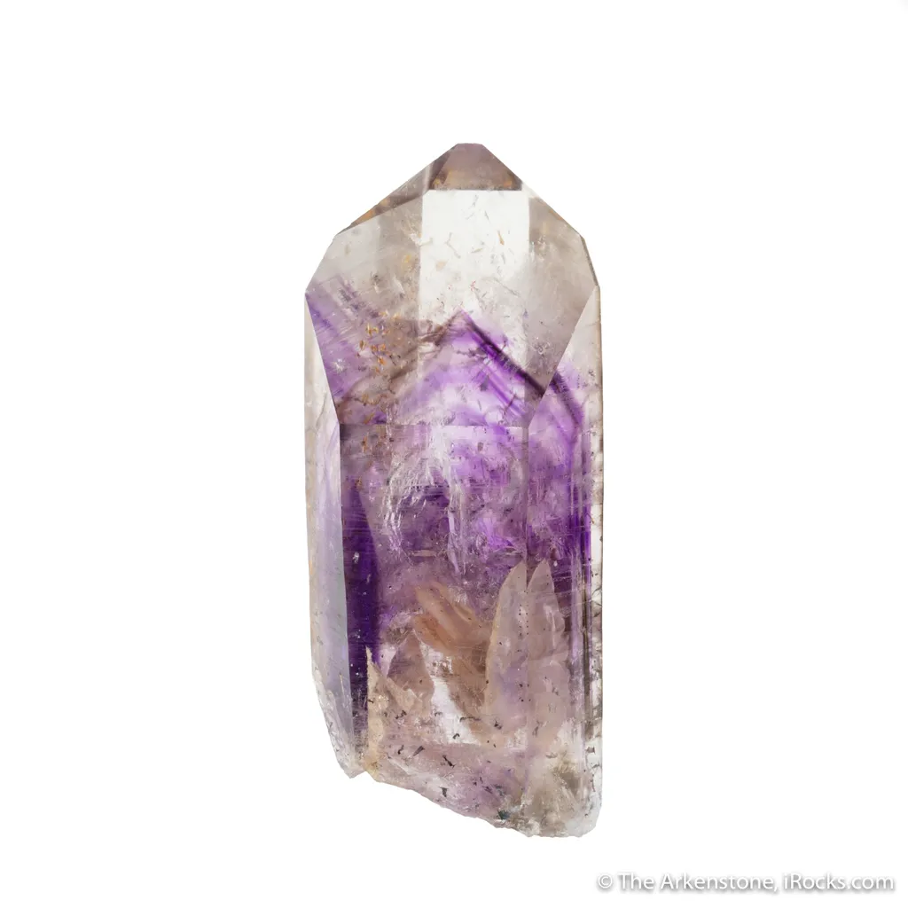 Quartz, Amethyst, Smoky Quartz with Water Bubble image