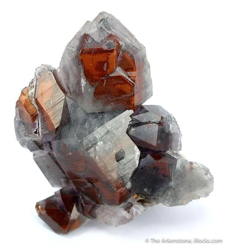 Quartz (Amethystine With Hematite) image