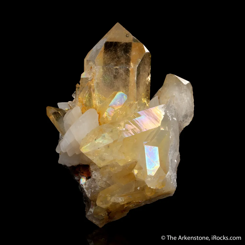 Quartz and Calcite with Iron staining image