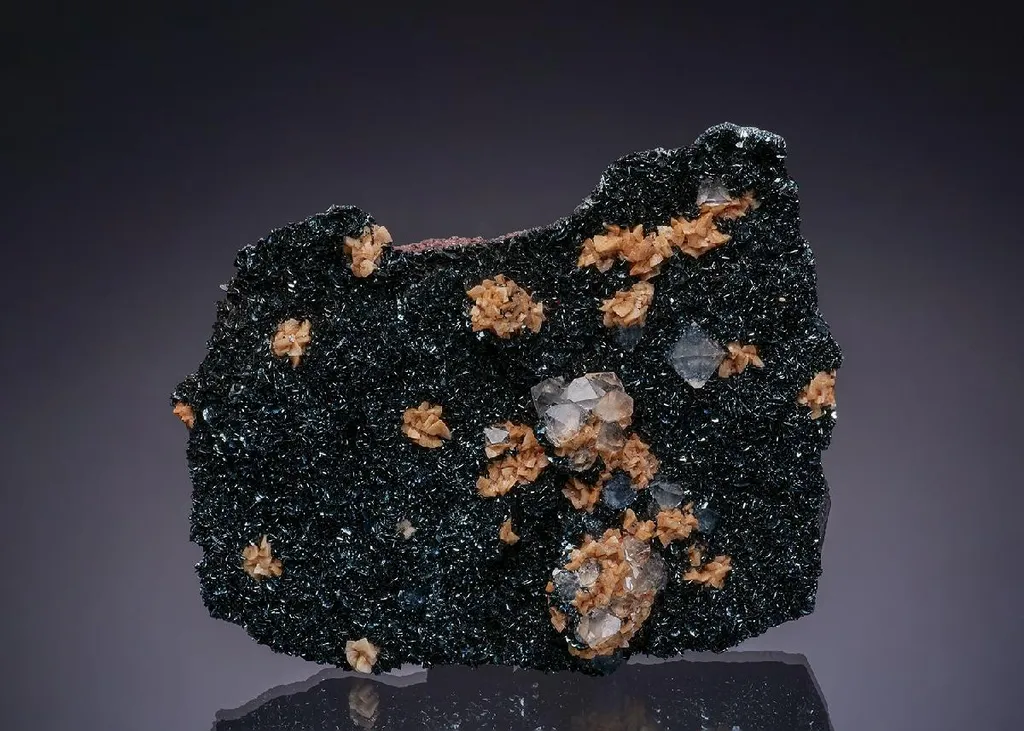 Quartz and Dolomite on Hematite var. Specularite image