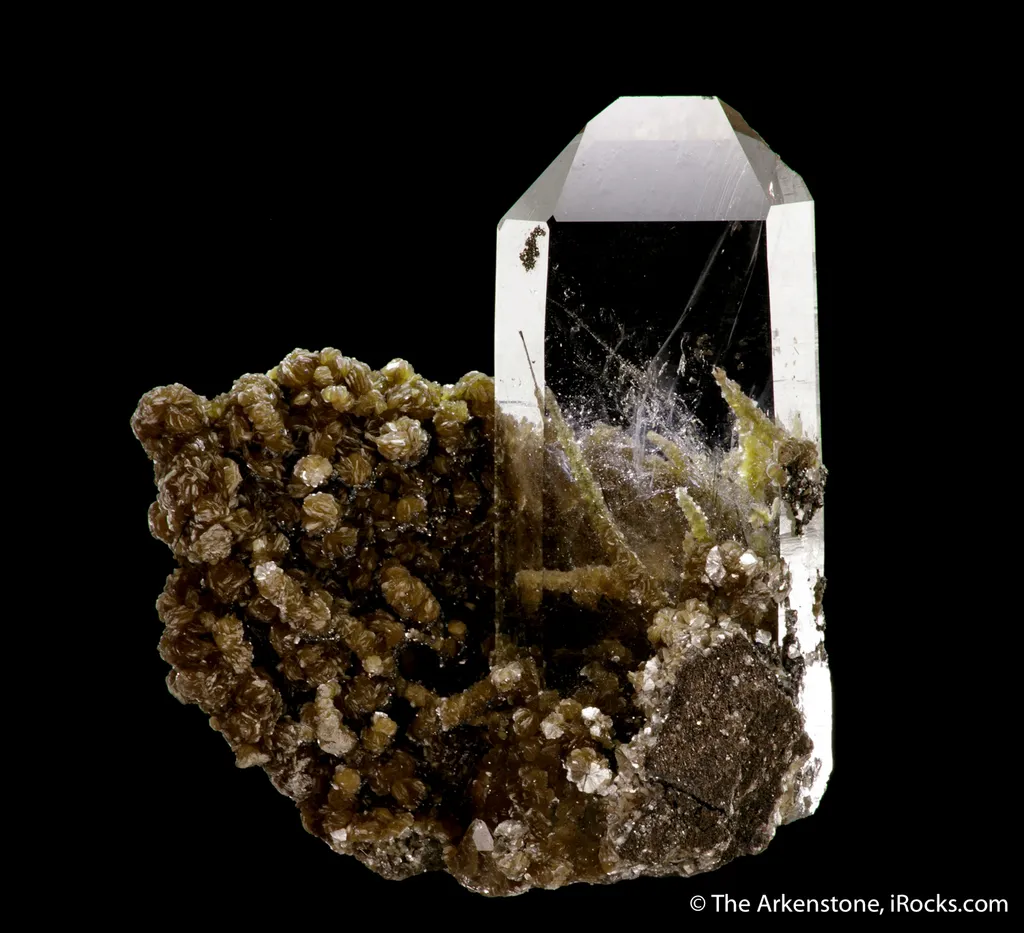 Quartz and Muscovite with Schorl image