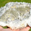 Quartz and Pyrite 2180 grams - Cavnic Mine, Cavnic, Maramureş, Romania - image 9