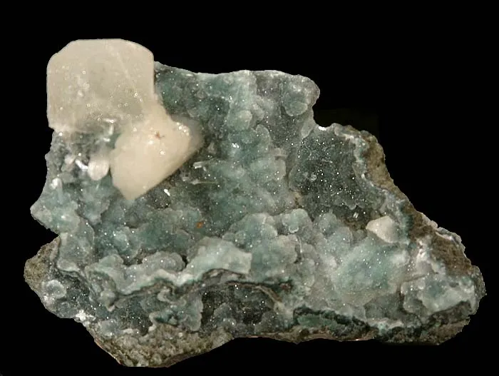 Quartz, Apophyllite, Stilbite image