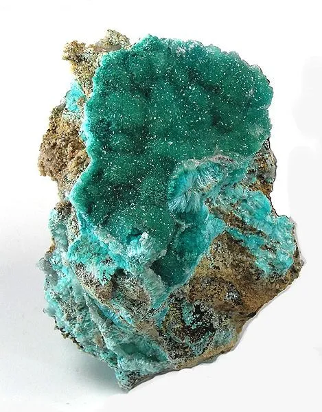 Quartz, Aurichalcite image