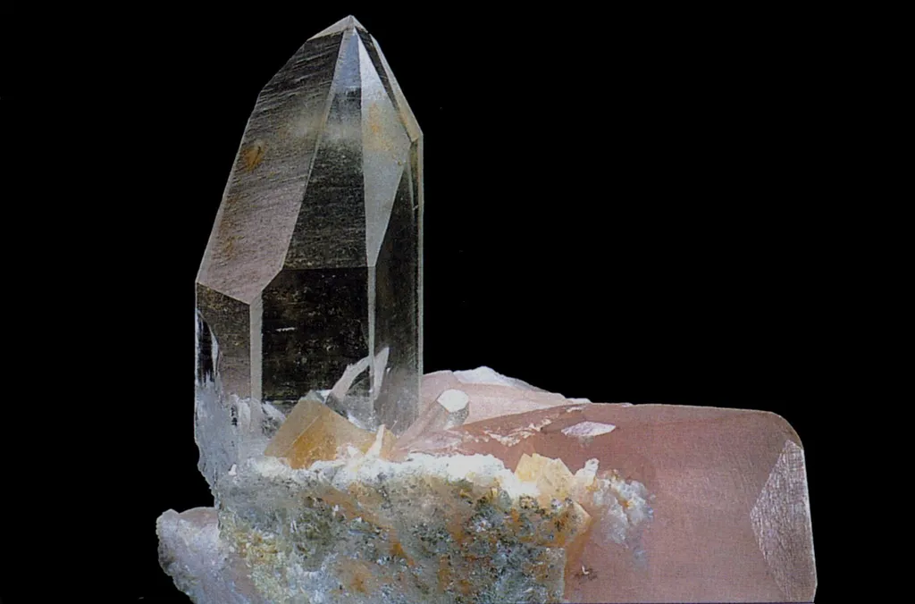 Quartz / Calcite, Trimouns, Luzenac, Ariège, France image