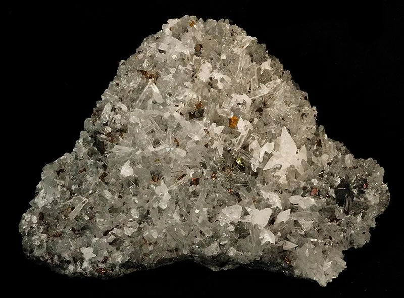 Quartz, Chalcopyrite, Calcite image