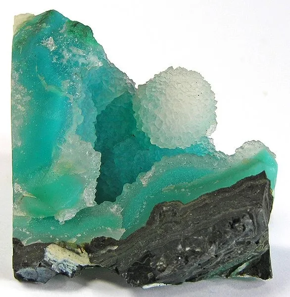 Quartz, Chrysocolla image