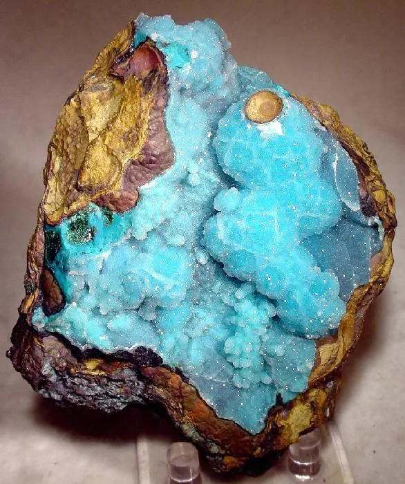 Quartz, Chrysocolla image