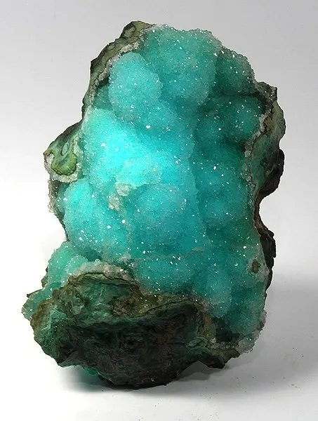 Quartz, Chrysocolla - image 1