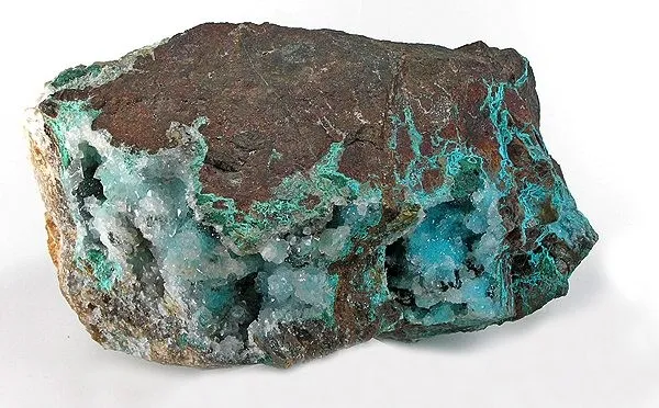 Quartz, Chrysocolla image