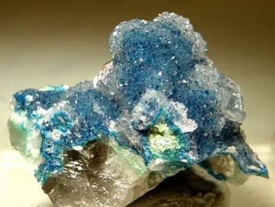 Quartz, Chrysocolla image