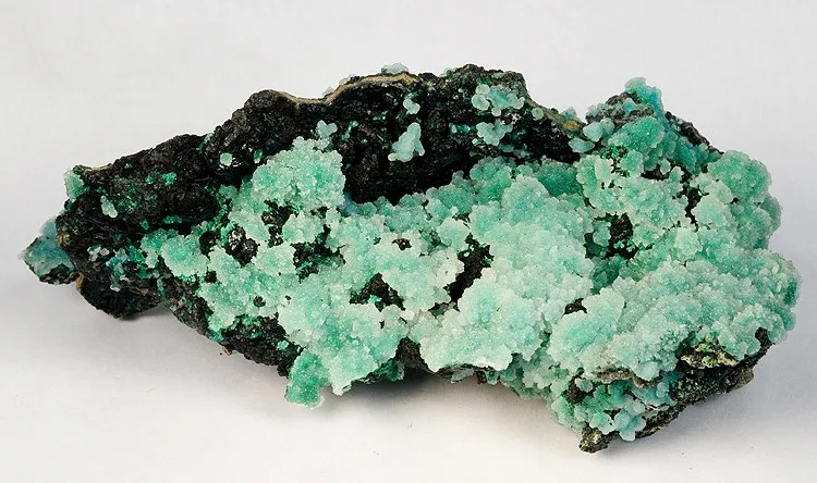 Quartz, Chrysocolla, Heterogenite image