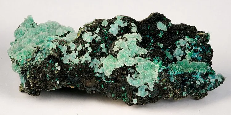 Quartz, Chrysocolla, Heterogenite - image 2