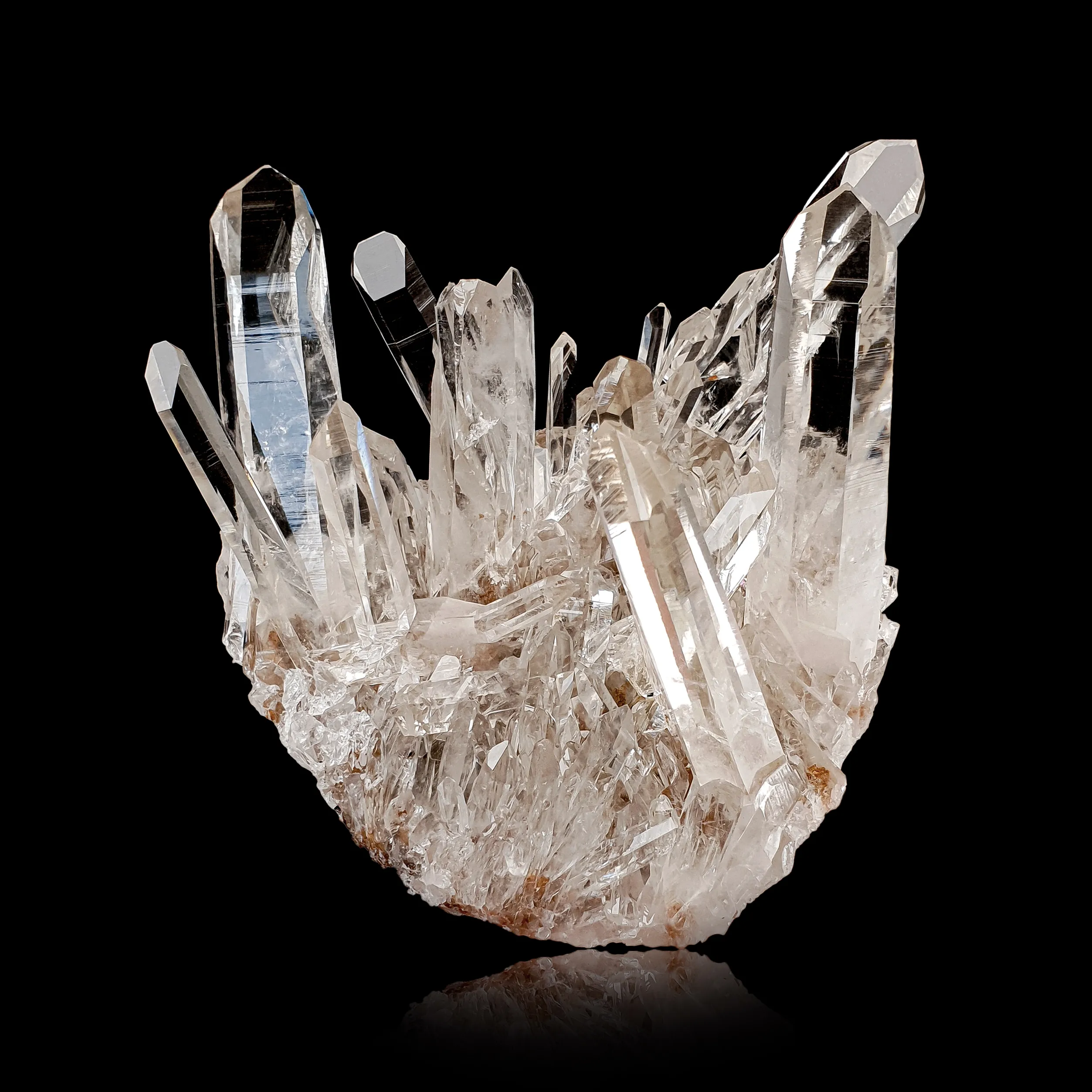 Quartz cluster from La Gardette - image 1