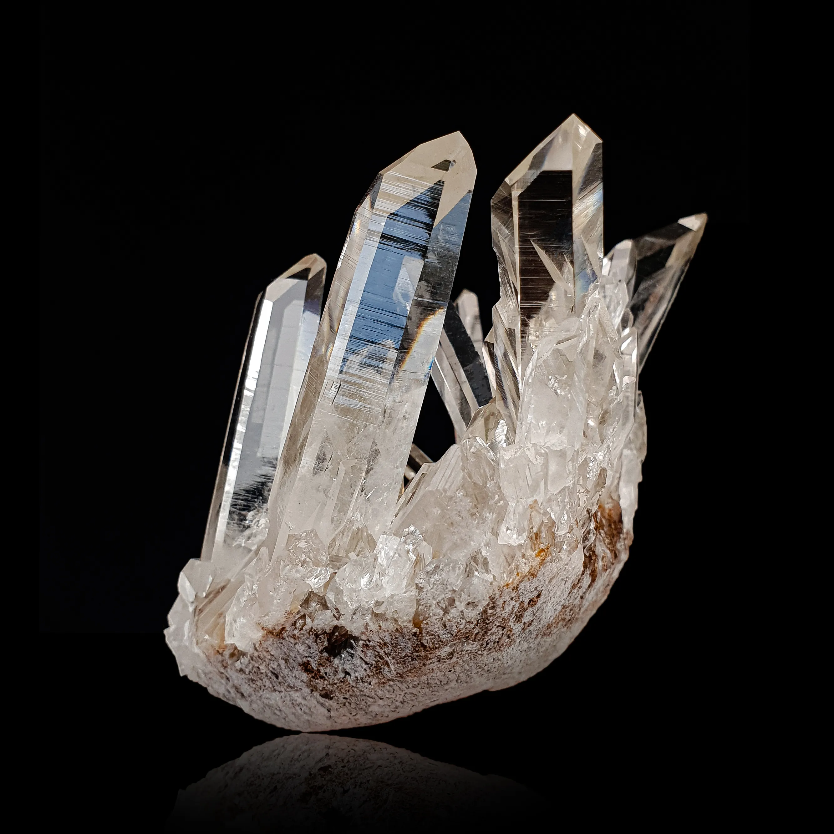 Quartz cluster from La Gardette - image 2