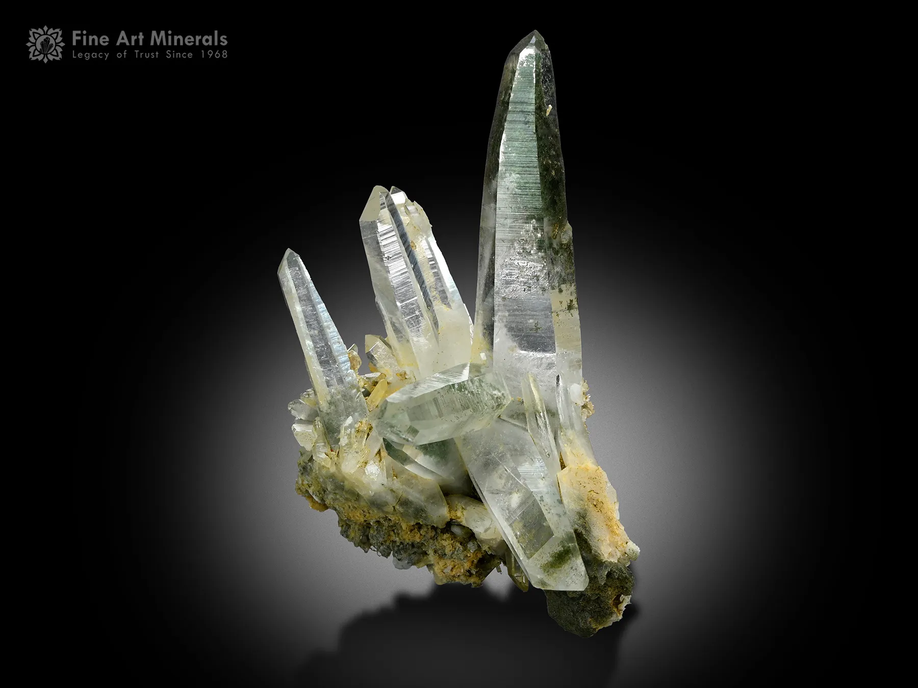Quartz cluster on Matrix from Pakistan - image 1