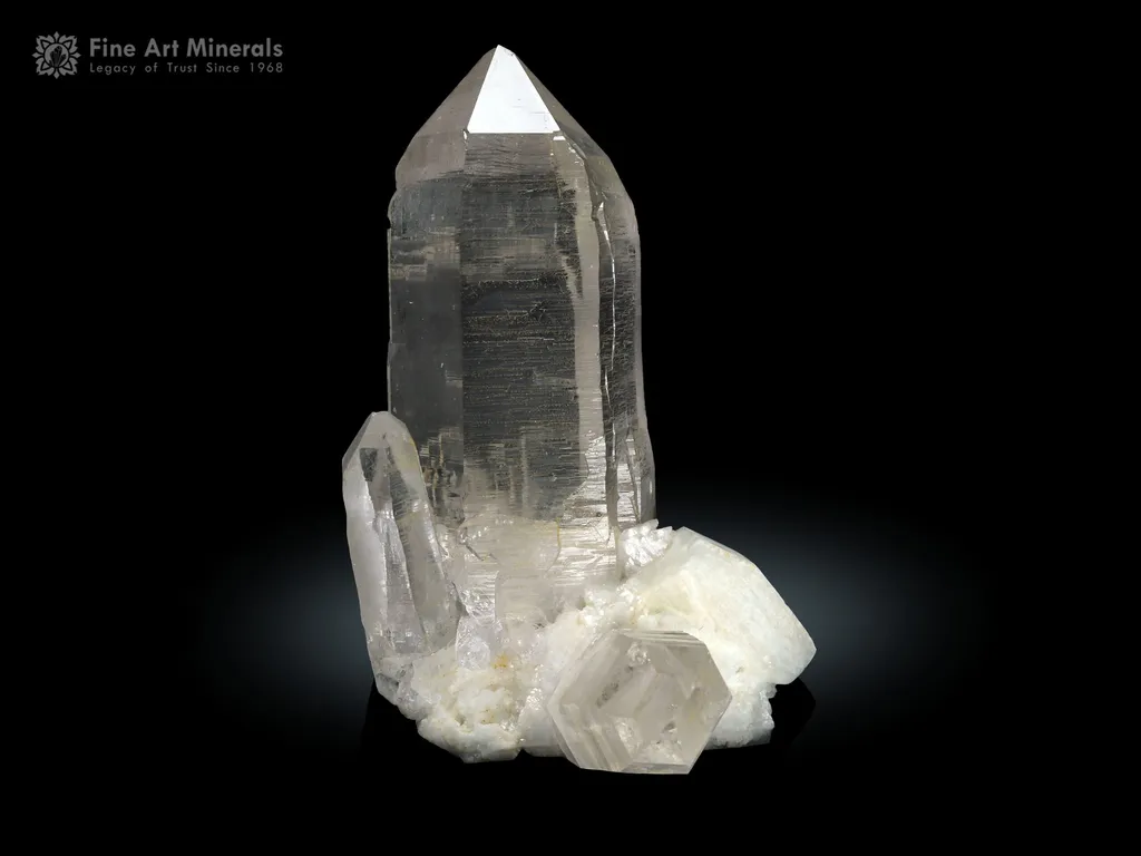 Quartz Cluster with Feldspar from Shigar Pakistan - image 2