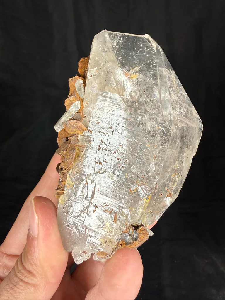 Quartz Crystal With Siderite - image 7