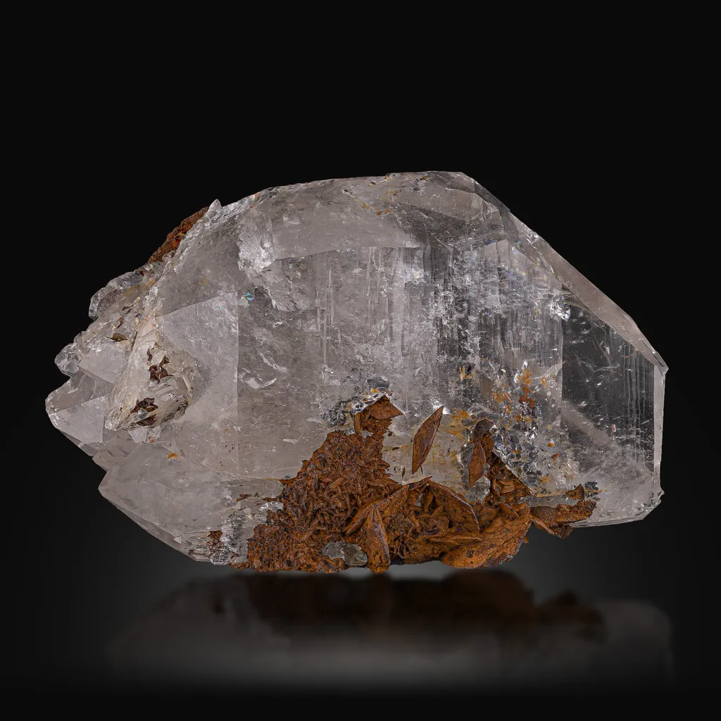 Quartz Crystal With Siderite image