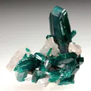 Quartz, Dioptase - image 1