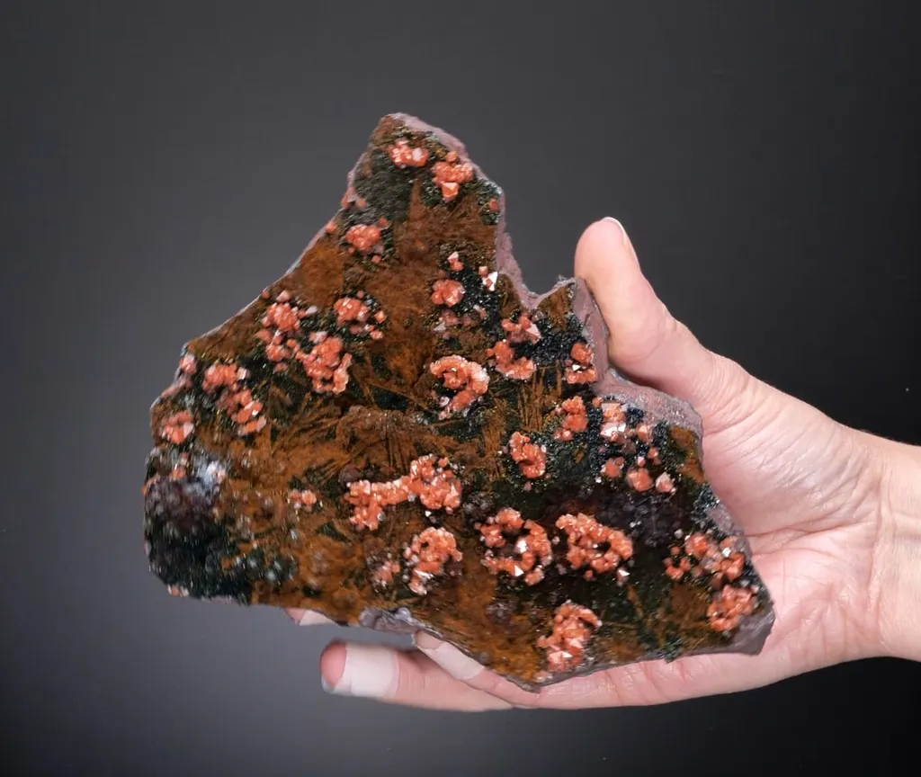 Quartz (EISENKIESEL) on Hematite - image 2