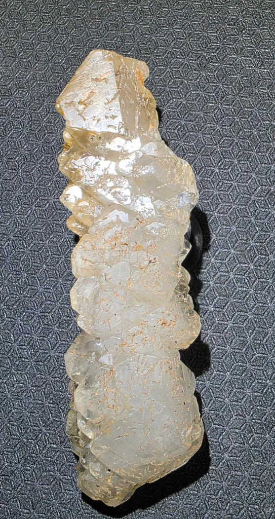 Quartz elestial with hematoid floater - image 6