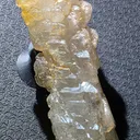 Quartz elestial with hematoid floater - image 5
