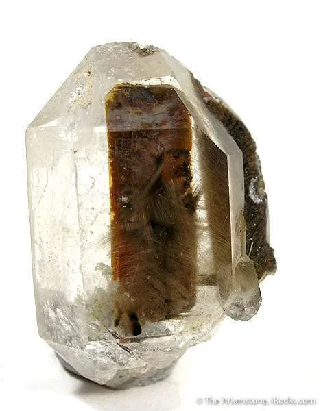 Quartz Enclosing Rutile and Brookite image