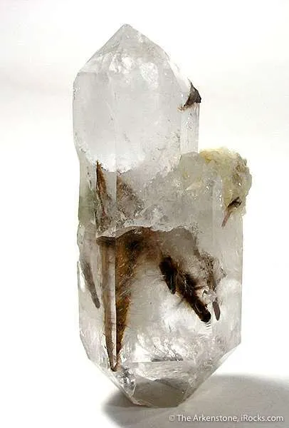 Quartz Enclosing Rutile and Brookite image