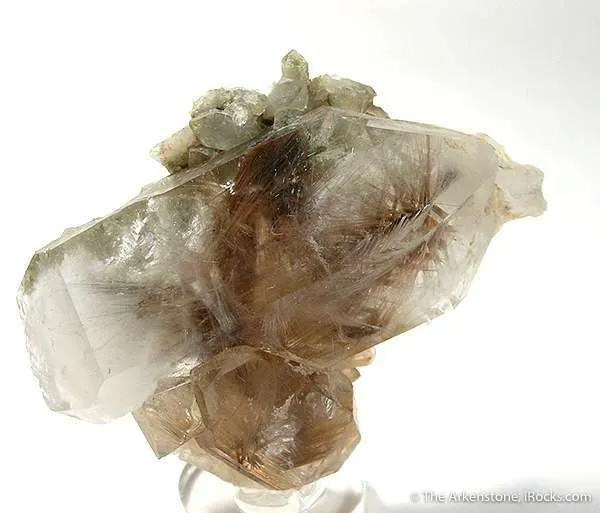 Quartz Enclosing Rutile and Brookite image