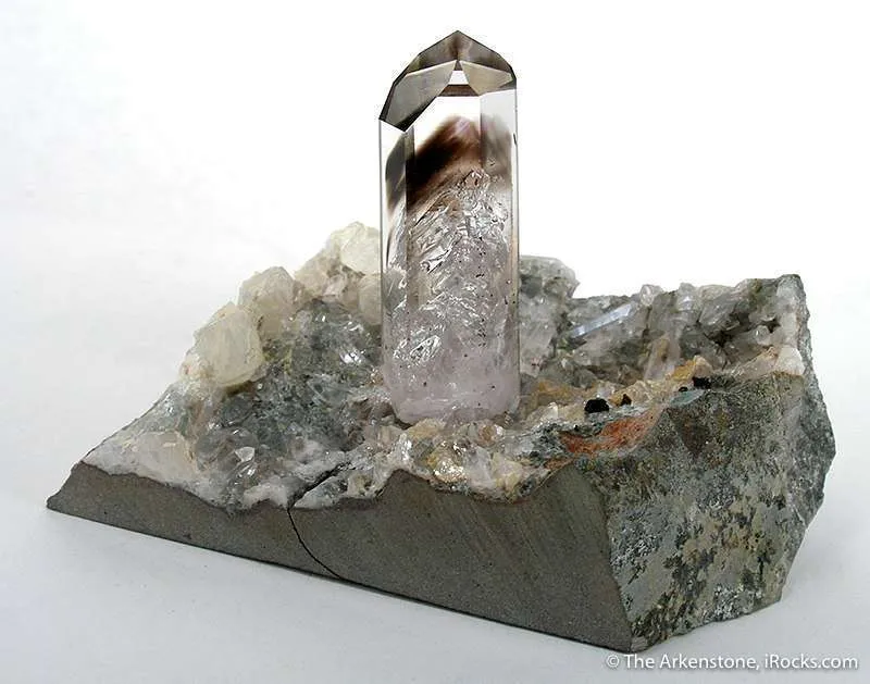 Quartz Enclosing Smoky Quartz Phantom image