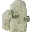 Quartz Encrusting Danburite With Calcite - image 3