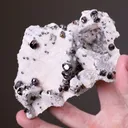 Quartz epimorph after Calcite with Sphalerite and Pyrite - image 2
