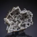 Quartz epimorph after Fluorite with Sphalerite and Siderite - image 1