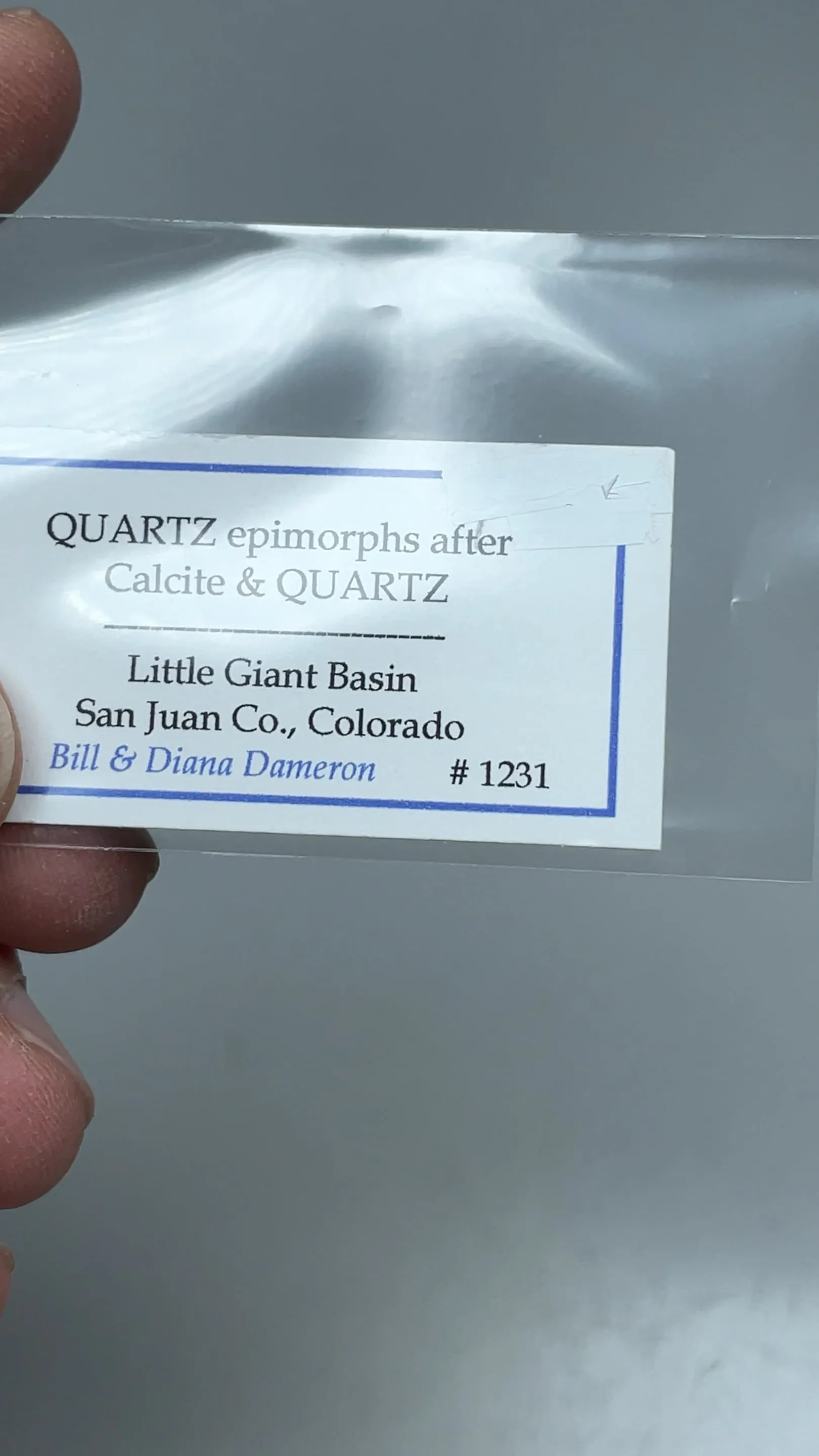 Quartz epimorphs after Calcite, Quartz - image 2