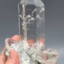 Quartz - Exceptional Water-Clear Focal Crystal with Anatase Inclusion - image 2
