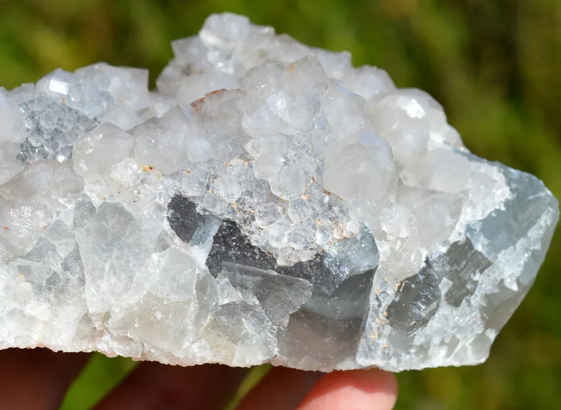 Quartz & fluorite 1877 grams - Maxonchamp, Remiremont, Vosges, France - image 2