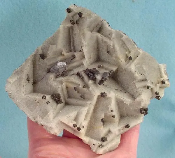 Quartz, Fluorite, Galena, Sphalerite image