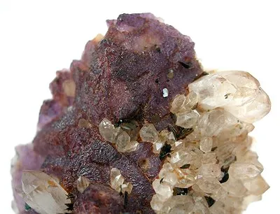 Quartz, Fluorite, Hematite - image 2