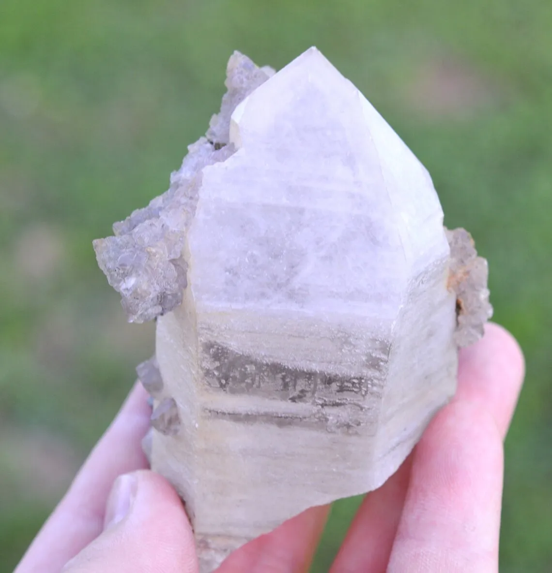 Quartz fluorite pyrite chalcopyrite 304 grams - Dal'negorsk, Primorskiy Kray, Russia - image 1