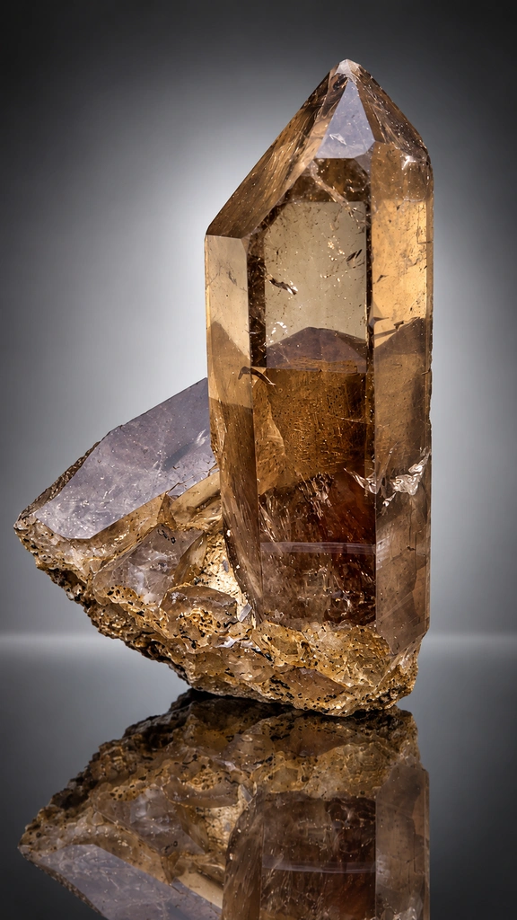 Quartz from Alchuri, Shigar Valley, Shigar District, Gilgit-Baltistan, Pakistan image