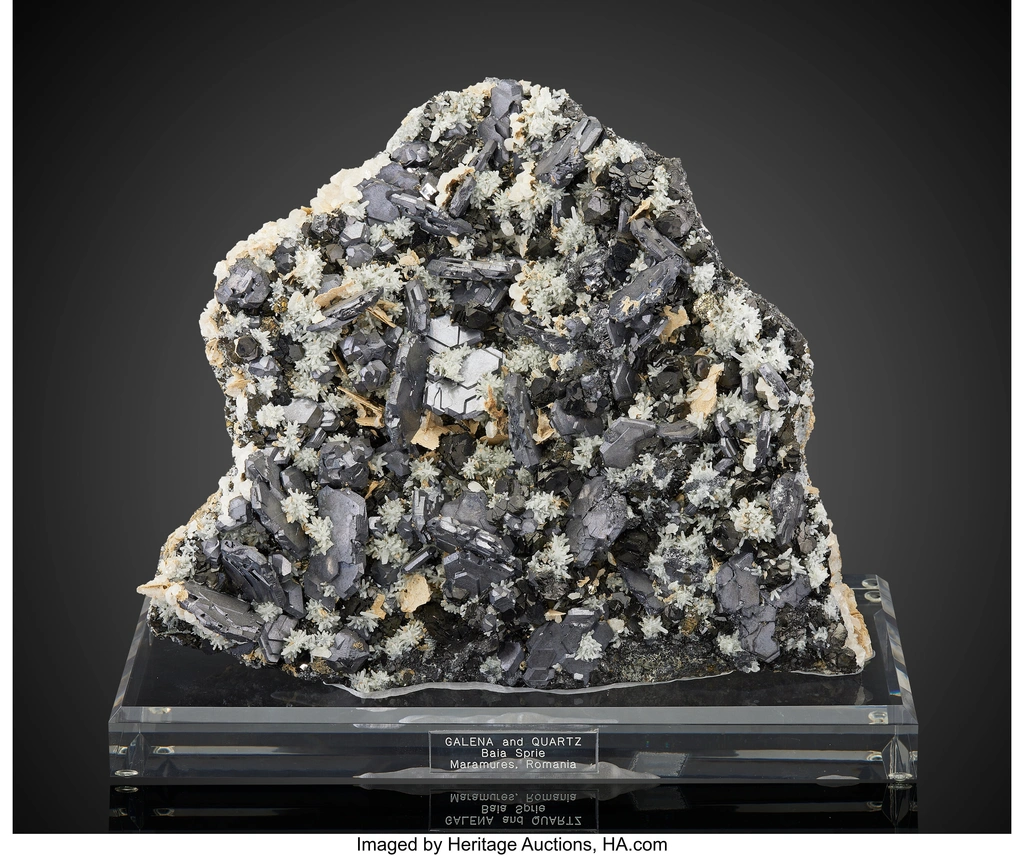 Quartz from Baia Sprie, Maramureș County, Romania image