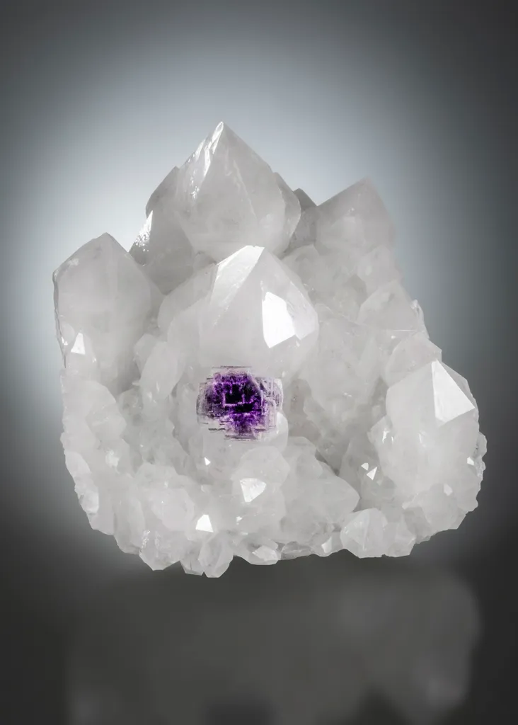 Quartz from China, Hunan, Yaogangxian Mine image