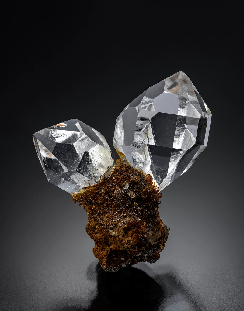 Quartz from Middleville quarry, Middleville, Town of Newport, Herkimer County, New York, USA image