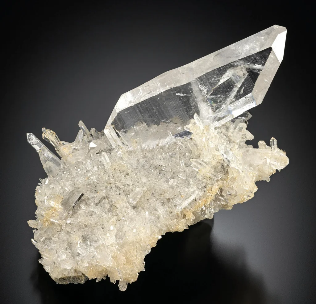 Quartz from Ron Coleman Mine, Avant Mine, Arkansas, USA image