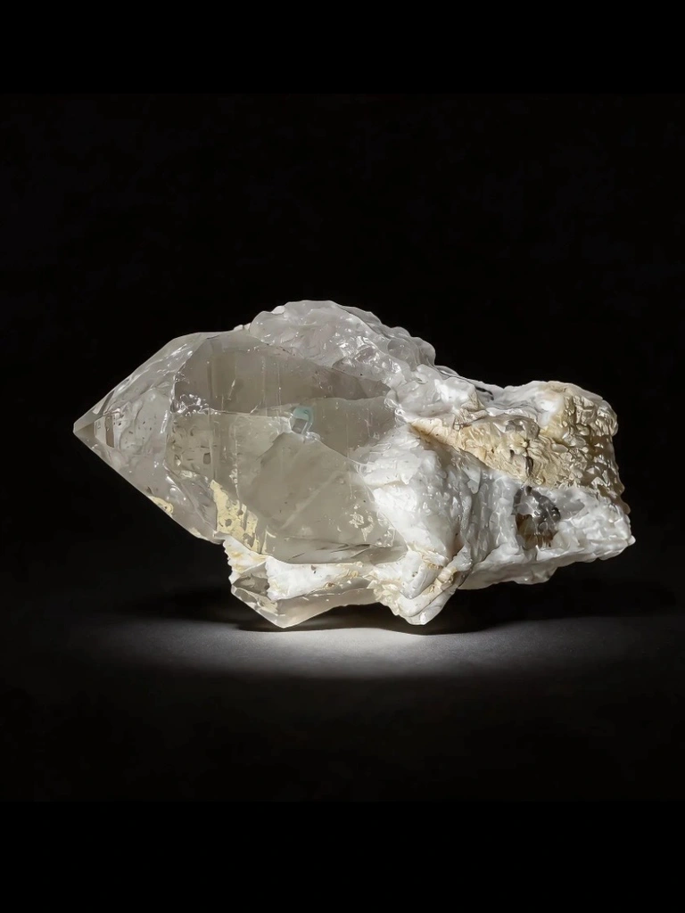 Quartz from Shigar Valley, Shigar District, Gilgit-Baltistan, Pakistan image