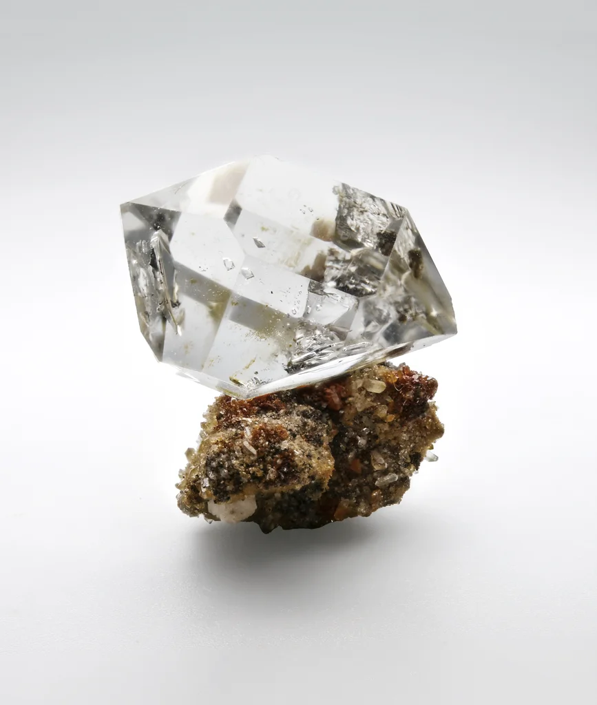 Quartz from Treasure Mountain Diamond Mine, New York, USA image